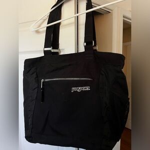 Jansport black tote